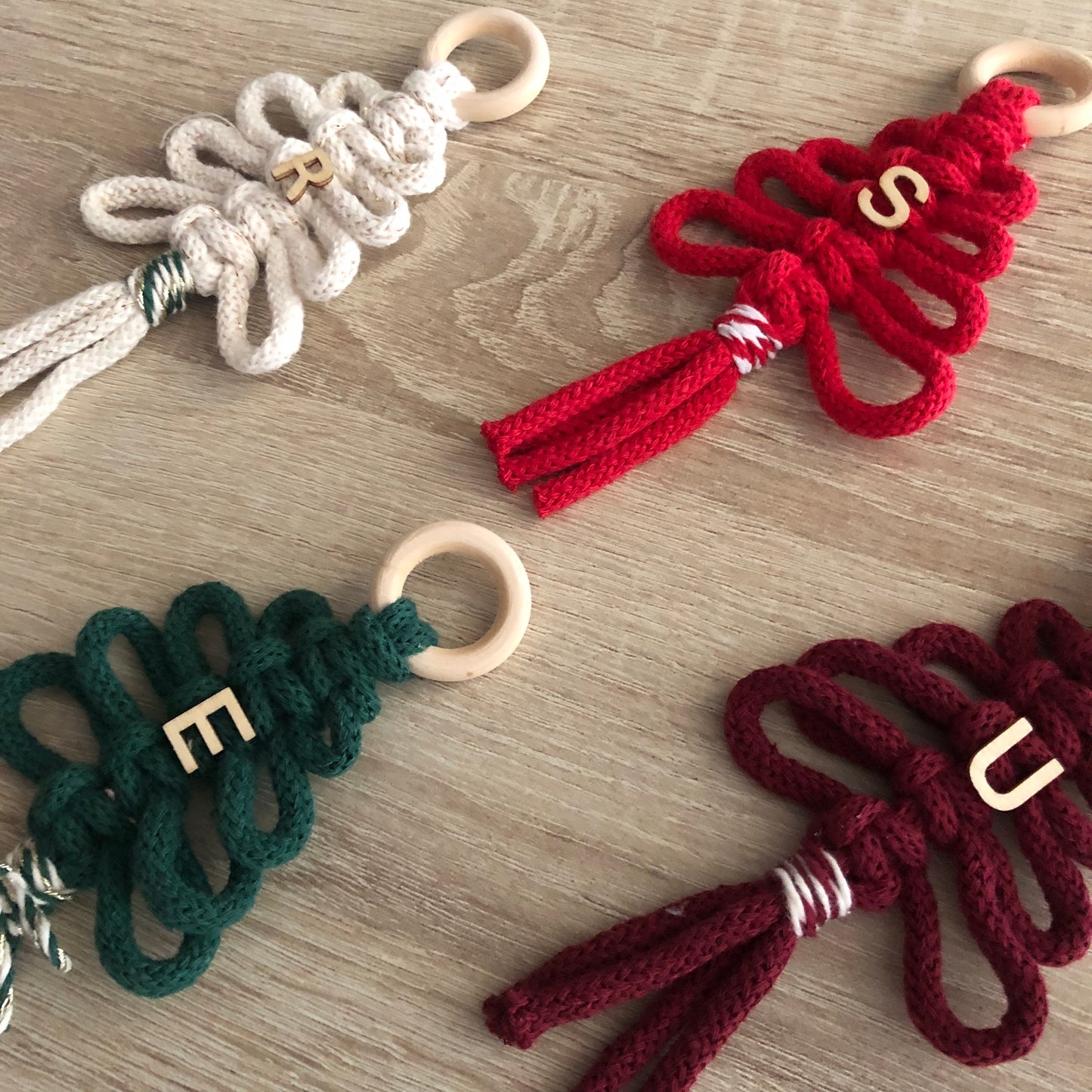 Segnaposto/pallina di Natale Macramè - MacraLu di Ludovica Mazzanti