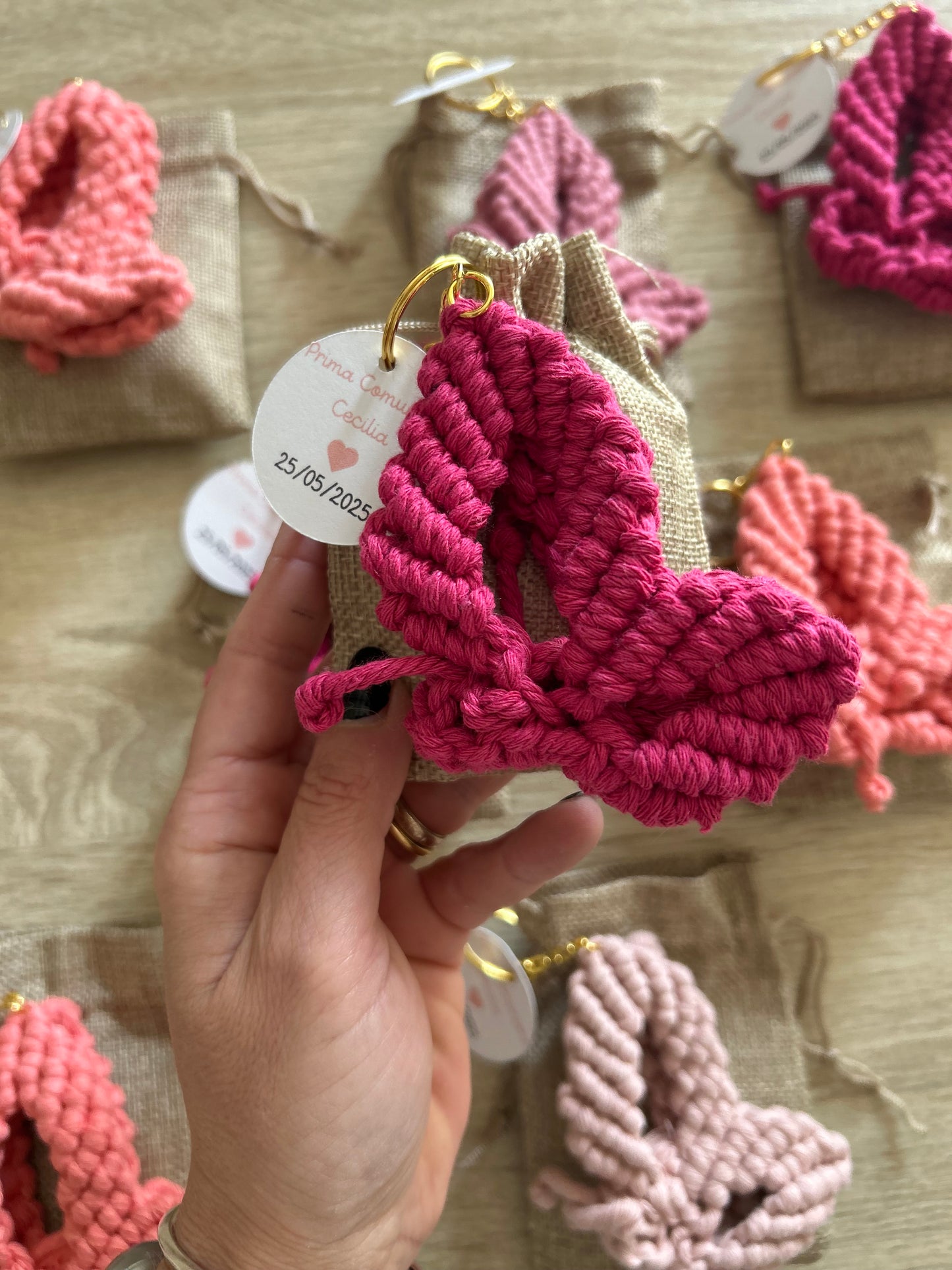 Farfalle in macramè - MacraLu di Ludovica Mazzanti