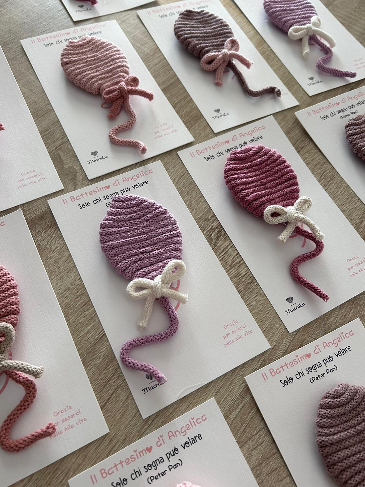 Palloncino bomboniera o segnaposto - MacraLu di Ludovica Mazzanti