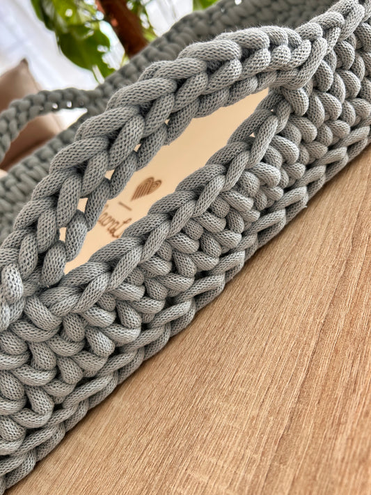 Fasciatoio/cesta con manici • Uncinetto • Baby crochet