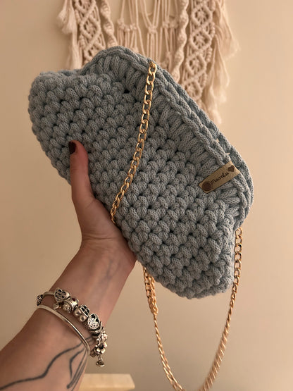 Olga Clutch Bag uncinetto - MacraLu di Ludovica Mazzanti