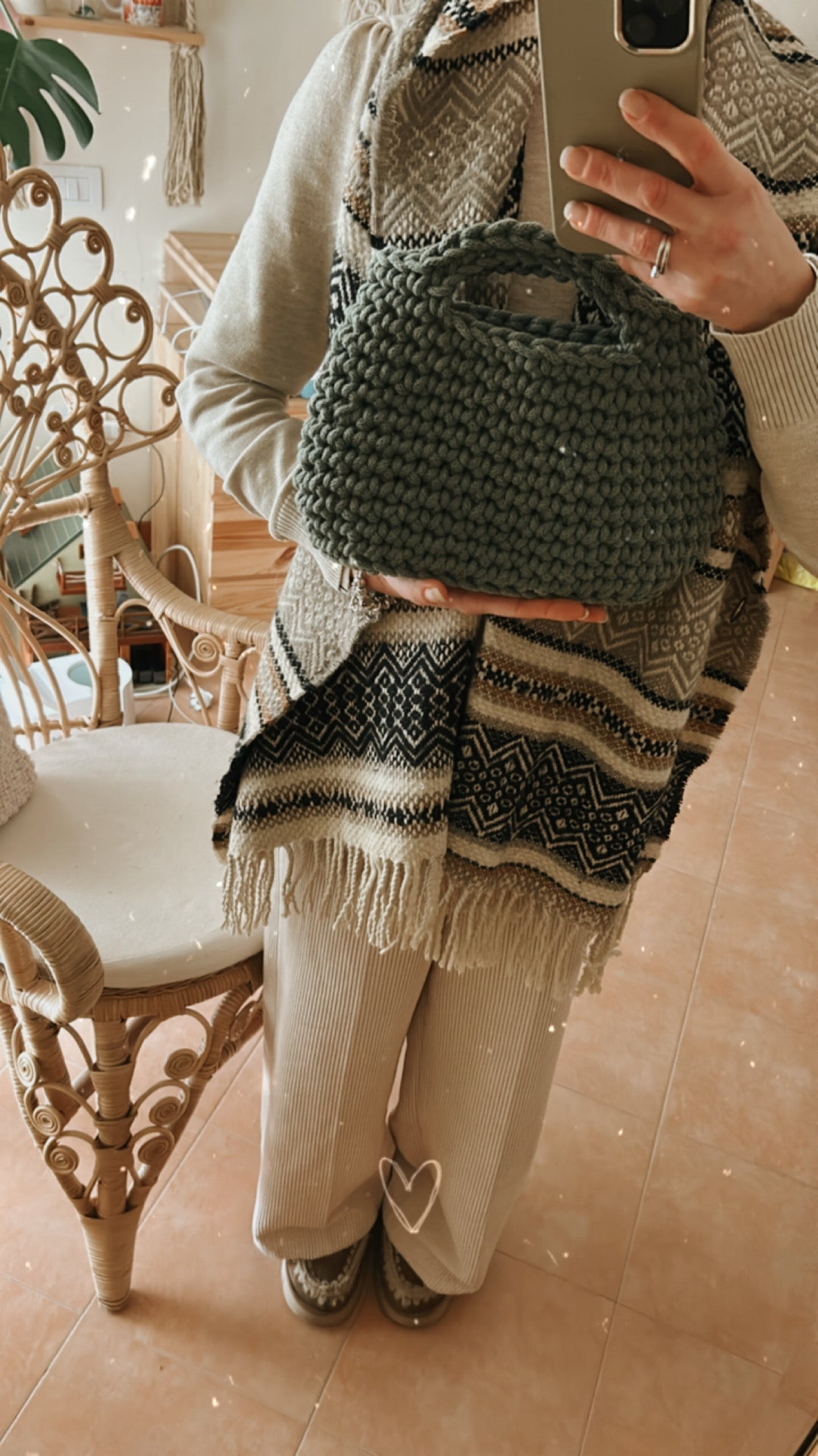 Borsa “Camelia” uncinetto - MacraLu di Ludovica Mazzanti