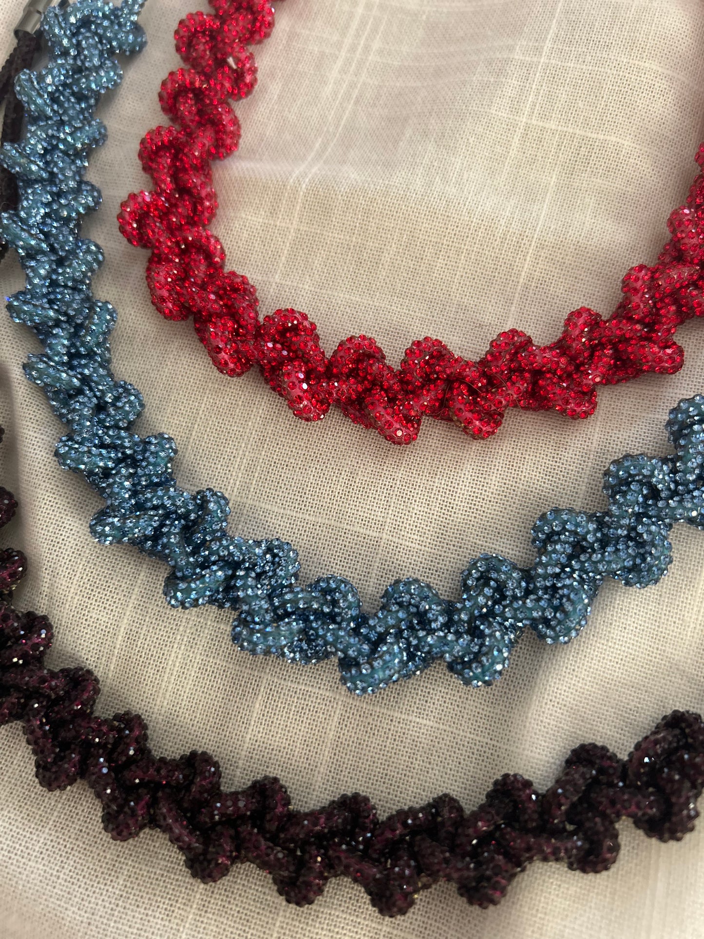 Collezione Infinity - Collane e bracciali con cordino Crystal