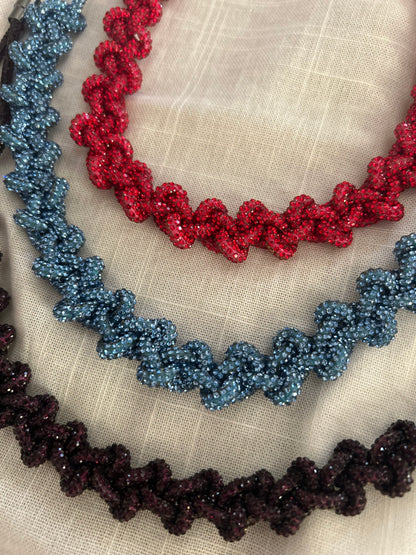 Collezione Infinity - Collane e bracciali con cordino Crystal