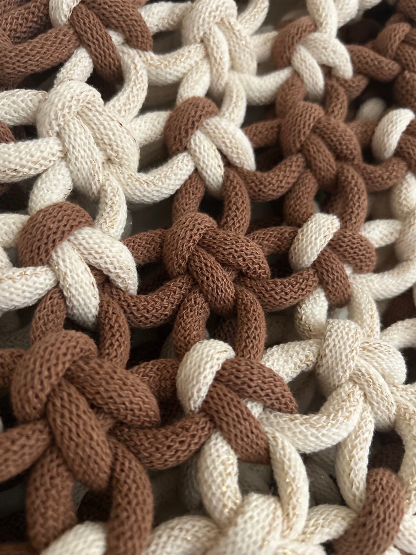 Flavia Bag Macramè e bambù - MacraLu di Ludovica Mazzanti