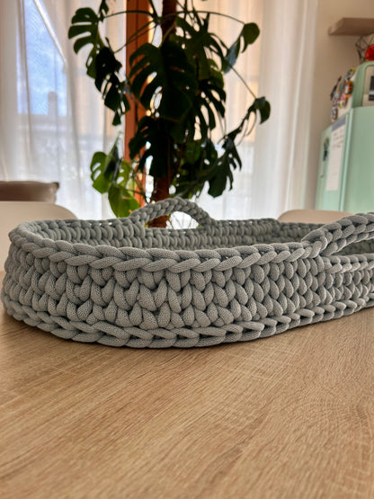 Fasciatoio/cesta con manici • Uncinetto • Baby crochet