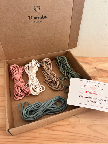 Set di matassine Bobbiny 3mm - MacraLu di Ludovica Mazzanti