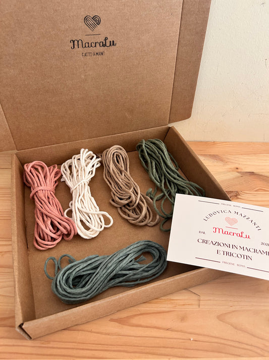 Set di matassine Bobbiny 3mm - MacraLu di Ludovica Mazzanti