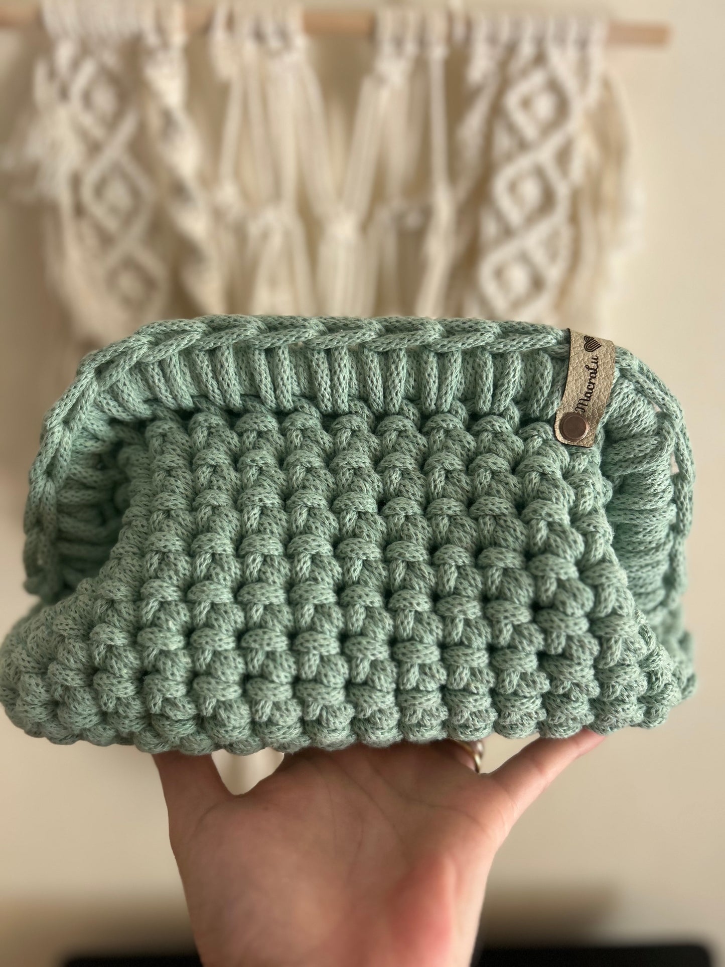 Olga Clutch Bag uncinetto - MacraLu di Ludovica Mazzanti