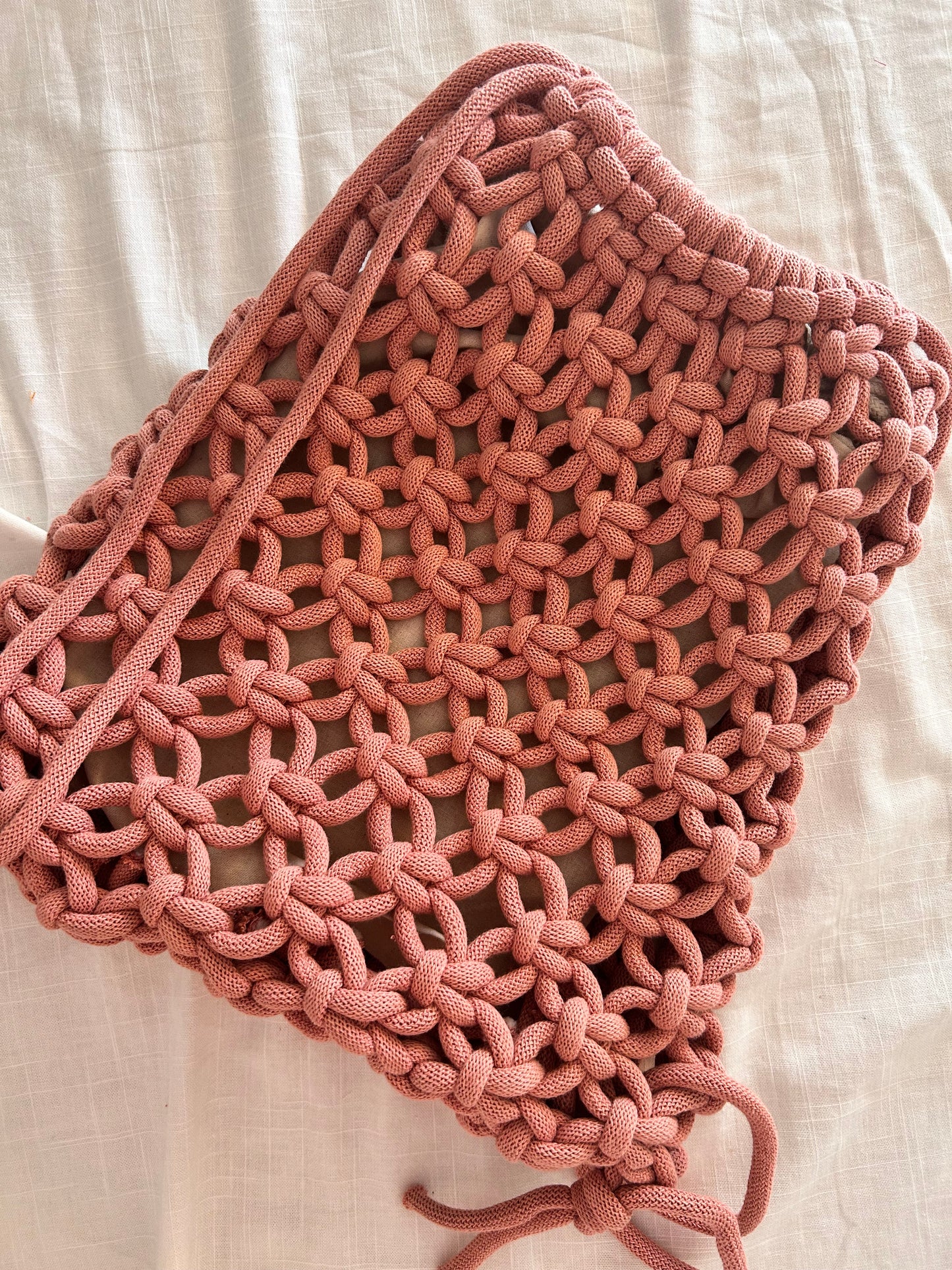 Zaino Primula Backpack in Macramè - MacraLu di Ludovica Mazzanti