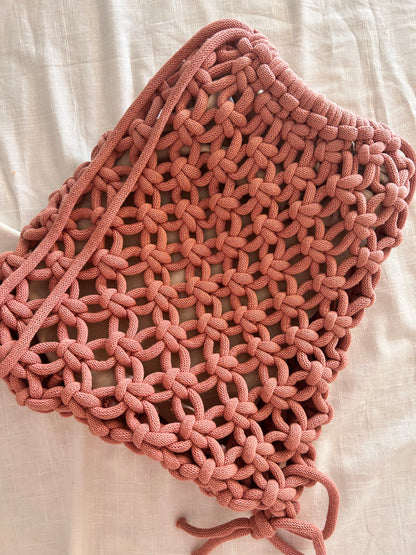 Zaino Primula Backpack in Macramè - MacraLu di Ludovica Mazzanti