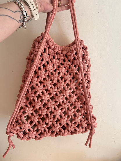 Zaino Primula Backpack in Macramè - MacraLu di Ludovica Mazzanti