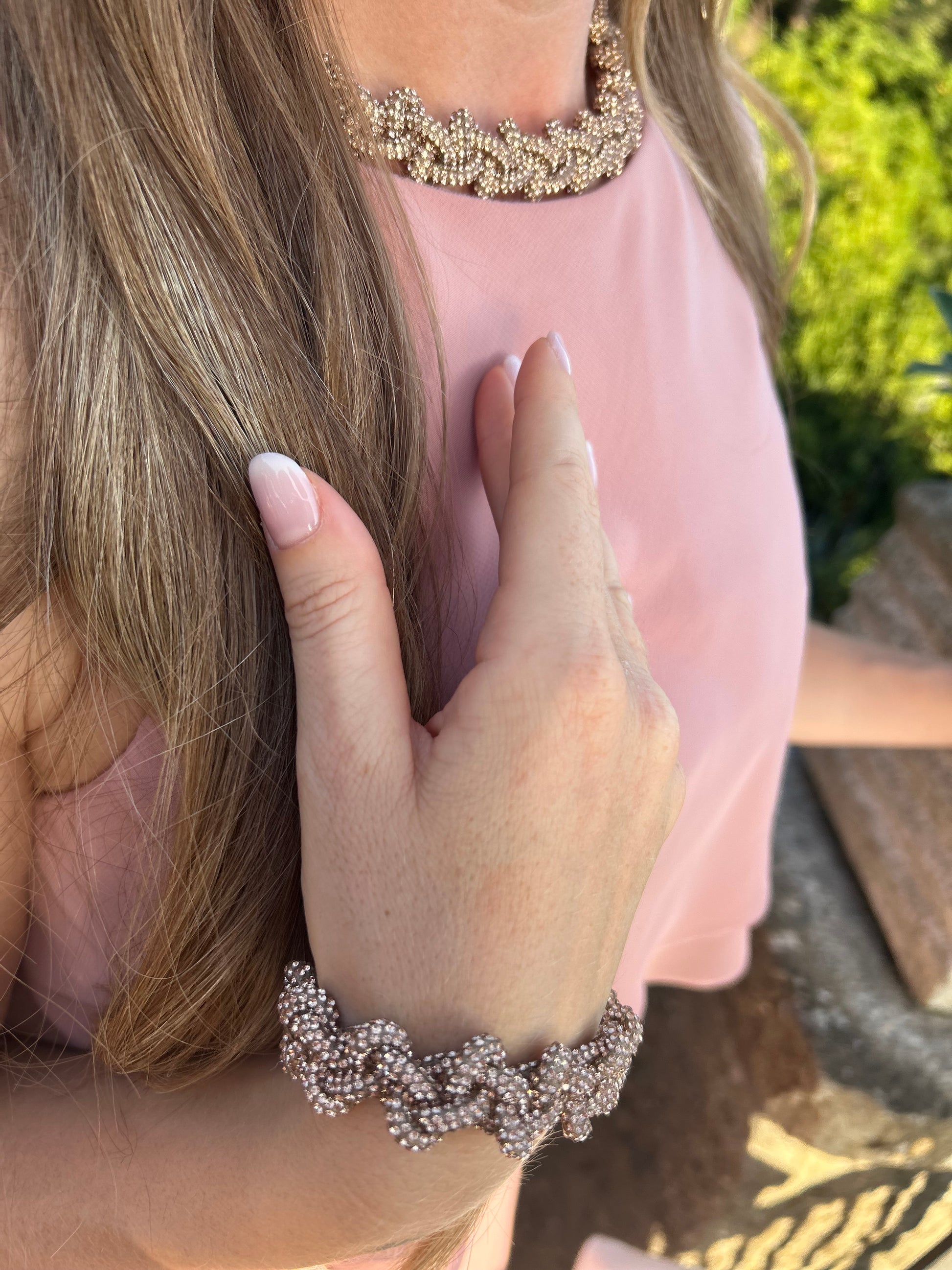 Collezione Infinity - Collane e bracciali con cordino Crystal - MacraLu di Ludovica Mazzanti