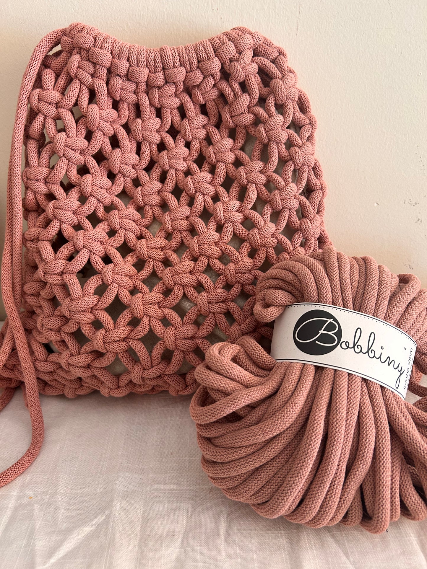 Zaino Primula Backpack in Macramè - MacraLu di Ludovica Mazzanti