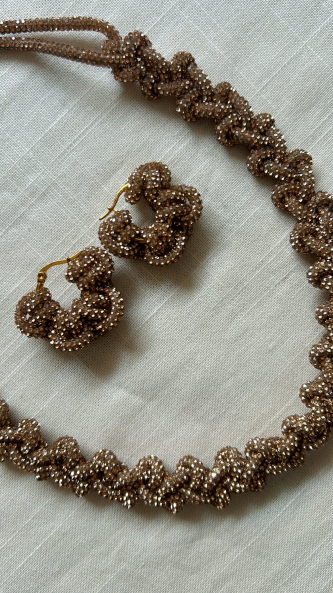 Collezione Infinity - Collane e bracciali con cordino Crystal - MacraLu di Ludovica Mazzanti