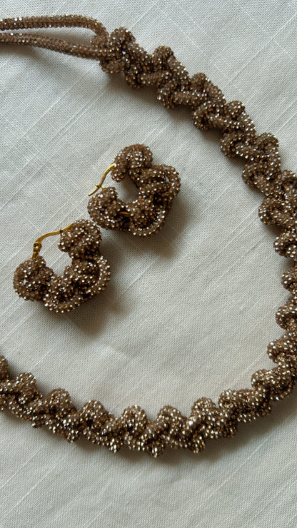 Collezione Infinity - Collane e bracciali con cordino Crystal - MacraLu di Ludovica Mazzanti