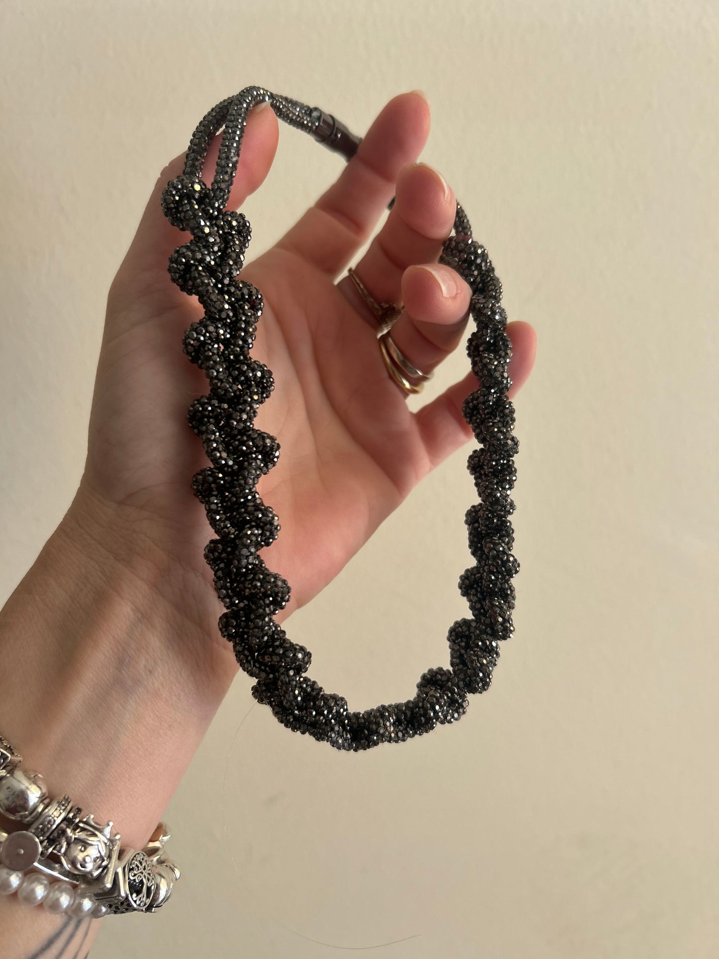 Collezione Infinity - Collane e bracciali con cordino Crystal