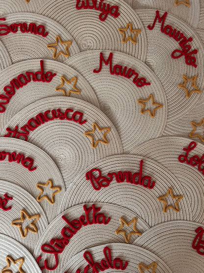 Tovaglietta con nome