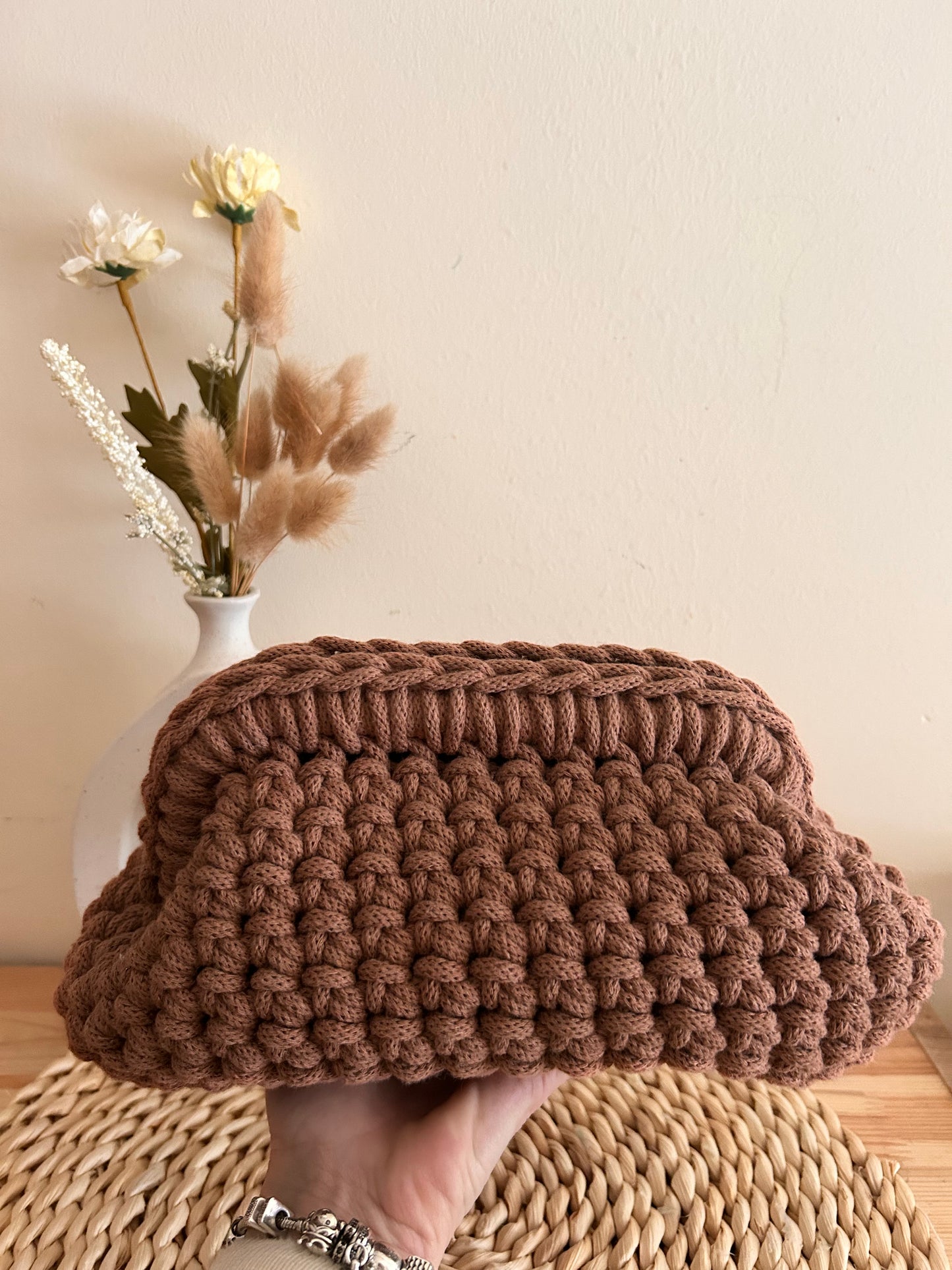 Olga Clutch Bag uncinetto - MacraLu di Ludovica Mazzanti