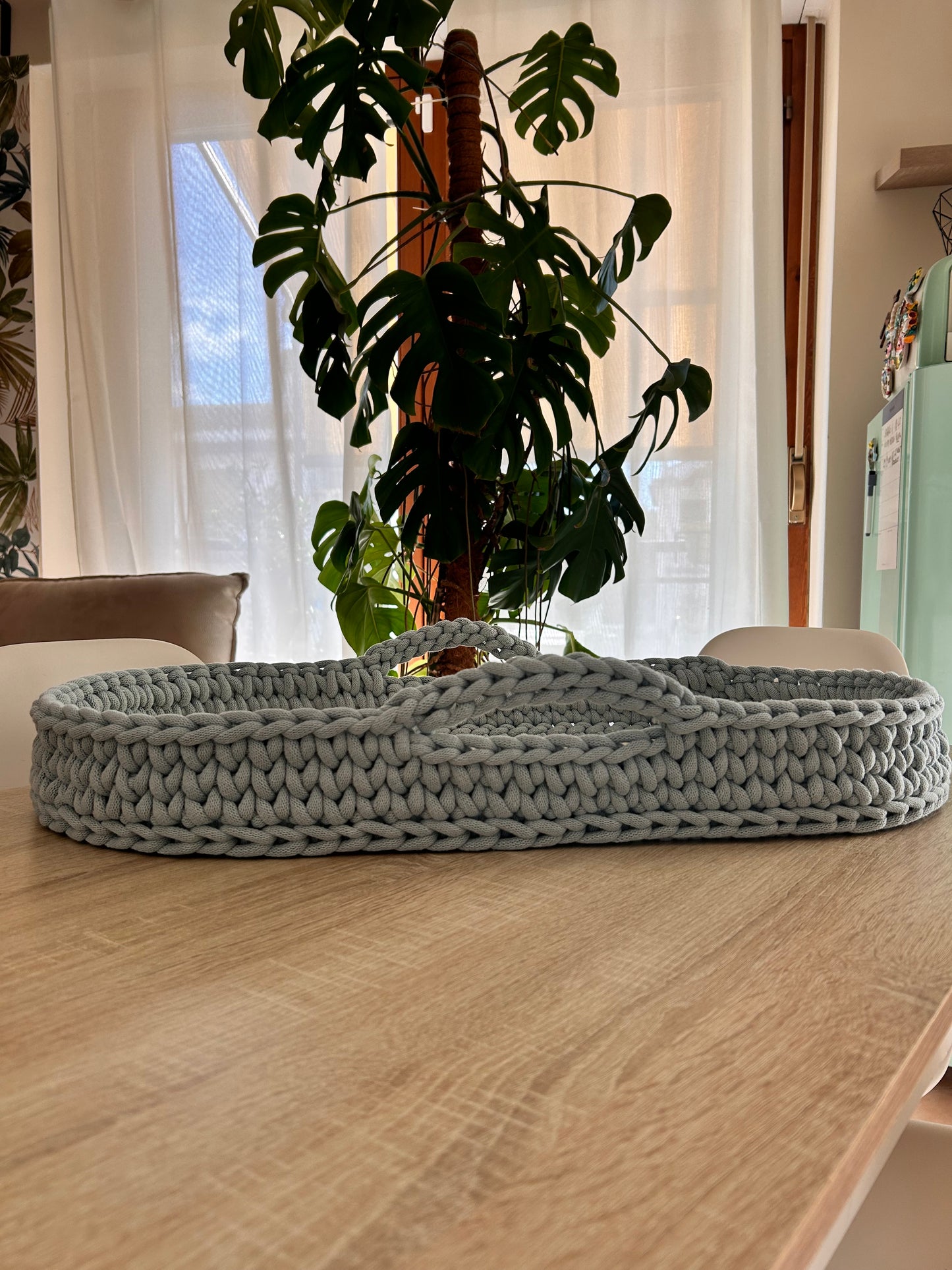 Fasciatoio/cesta con manici • Uncinetto • Baby crochet