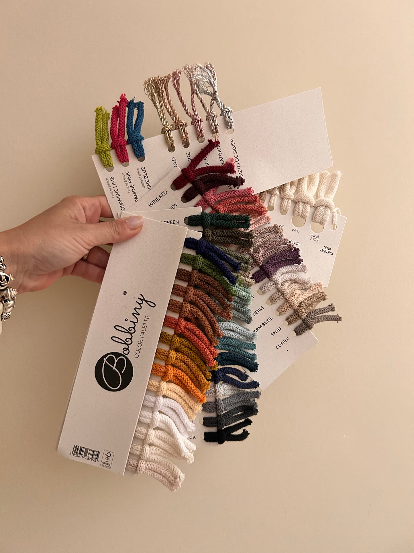 Color card Bobbiny - MacraLu di Ludovica Mazzanti