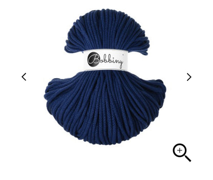 Ink Blu - Nuovo colore Bobbiny - F/W 25/26 - MacraLu di Ludovica Mazzanti