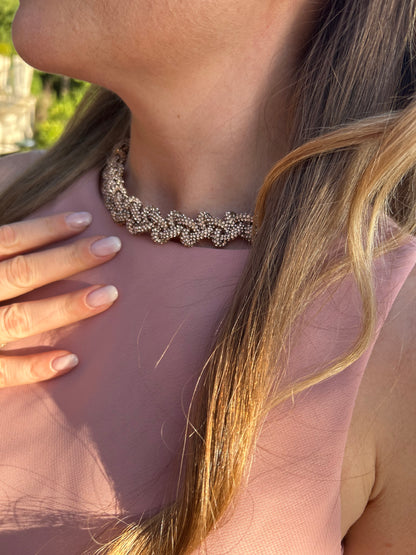 Collezione Infinity - Collane e bracciali con cordino Crystal - MacraLu di Ludovica Mazzanti