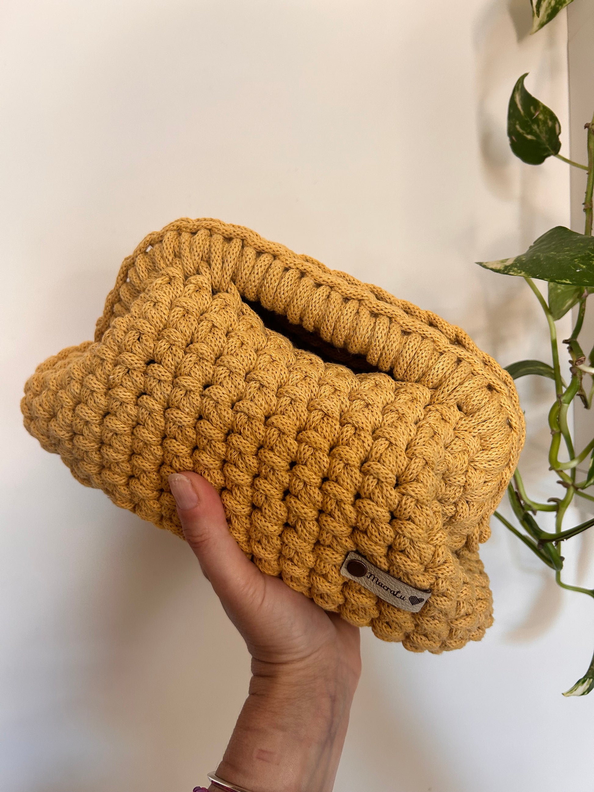 Olga Clutch Bag uncinetto con manico - MacraLu di Ludovica Mazzanti