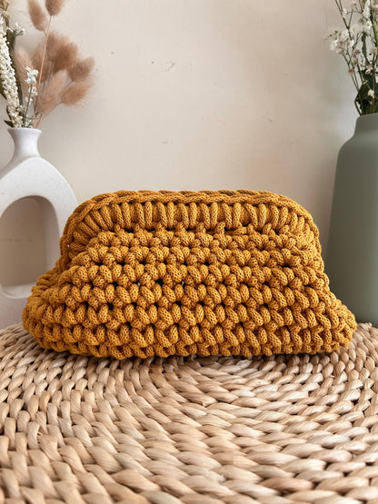 Olga Clutch Bag uncinetto - MacraLu di Ludovica Mazzanti