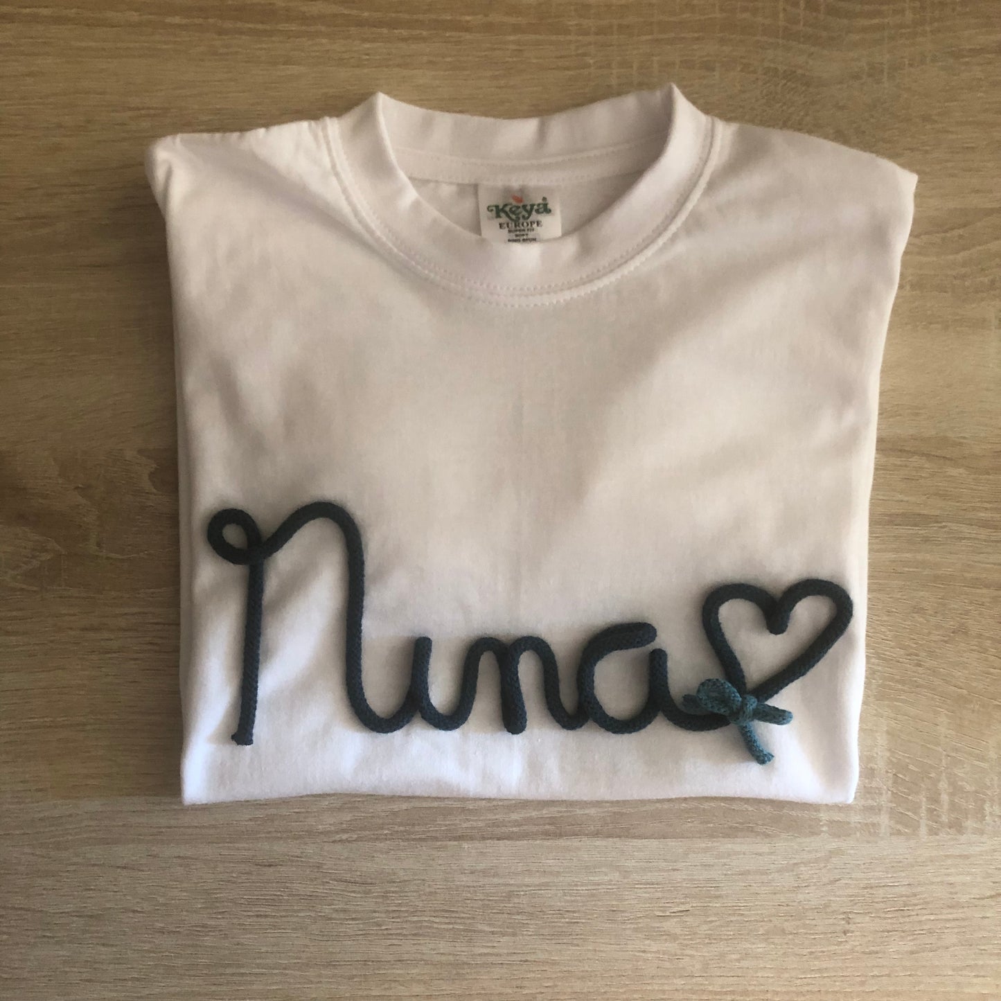 T-shirt con nome in Tricotin Donna