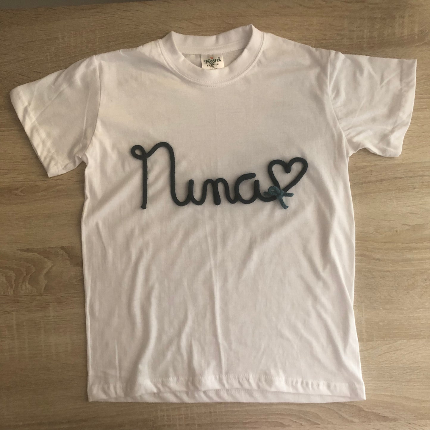 T-shirt con nome in Tricotin Donna