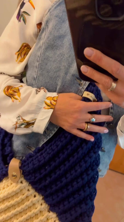 Borsa Atena Maxi• Uncinetto • Borsa a triangolo