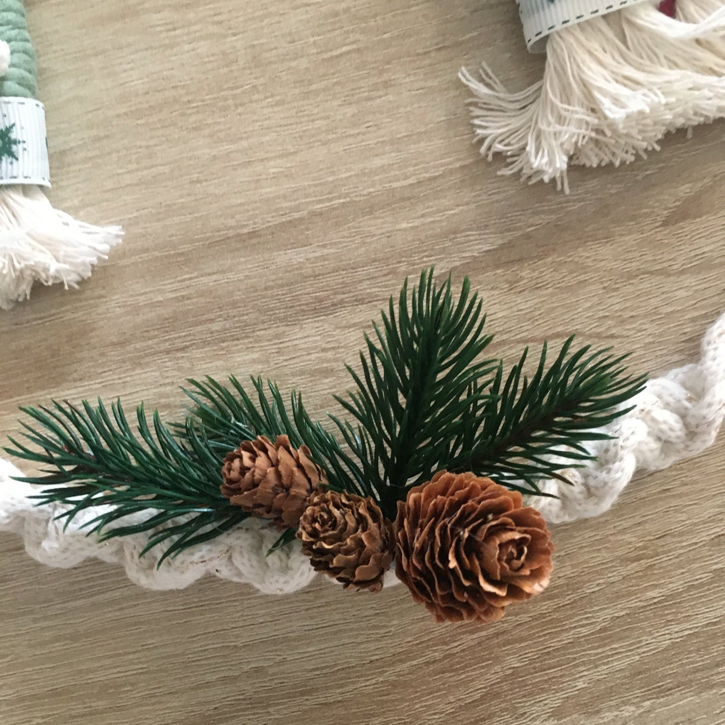 Christmas Wreath in Macramé