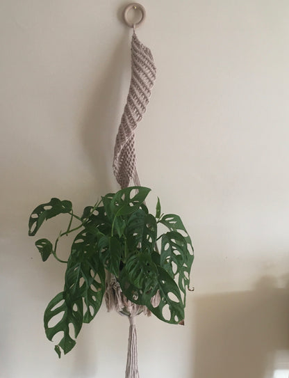 Macramé vase holder