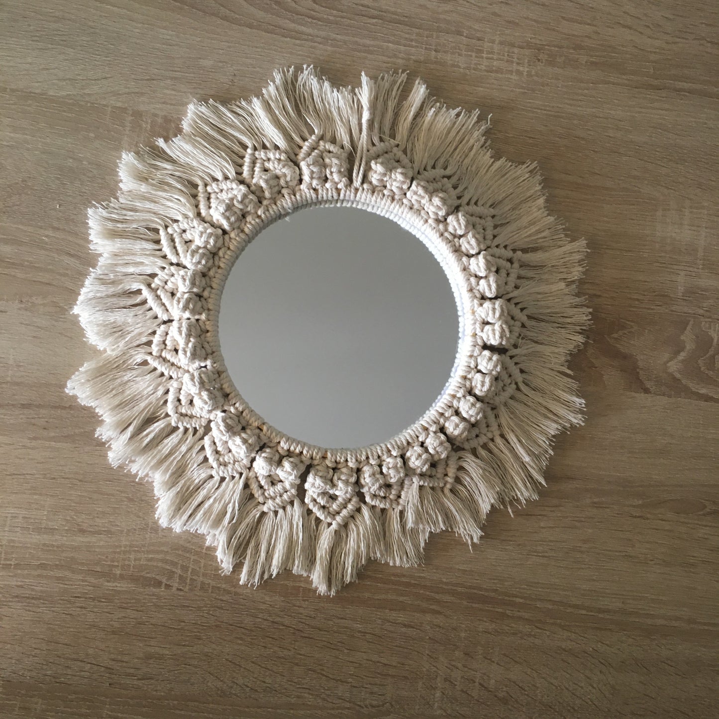 Macramé mirror