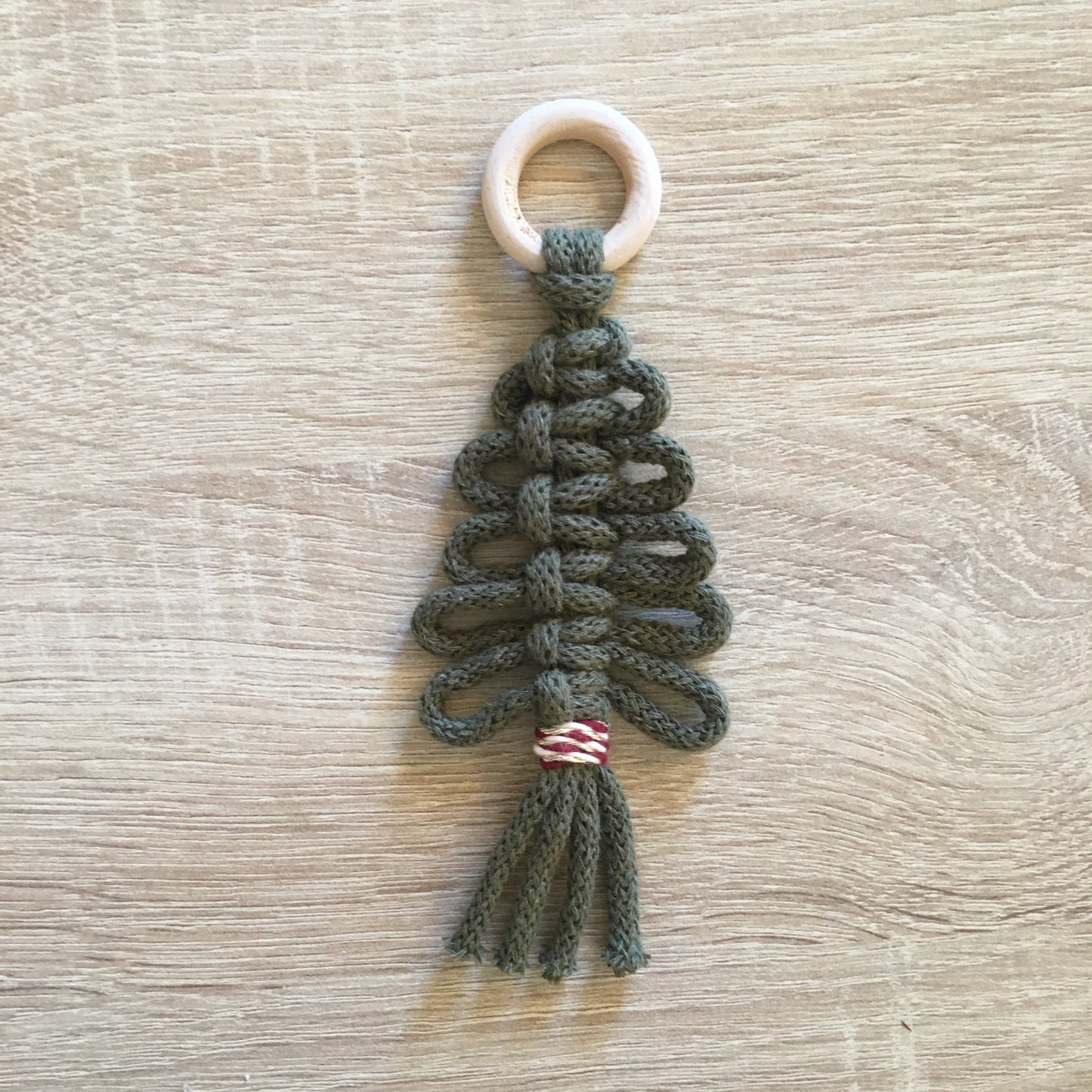 Macramé placeholder/Christmas bauble