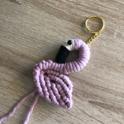 Flamingo key ring