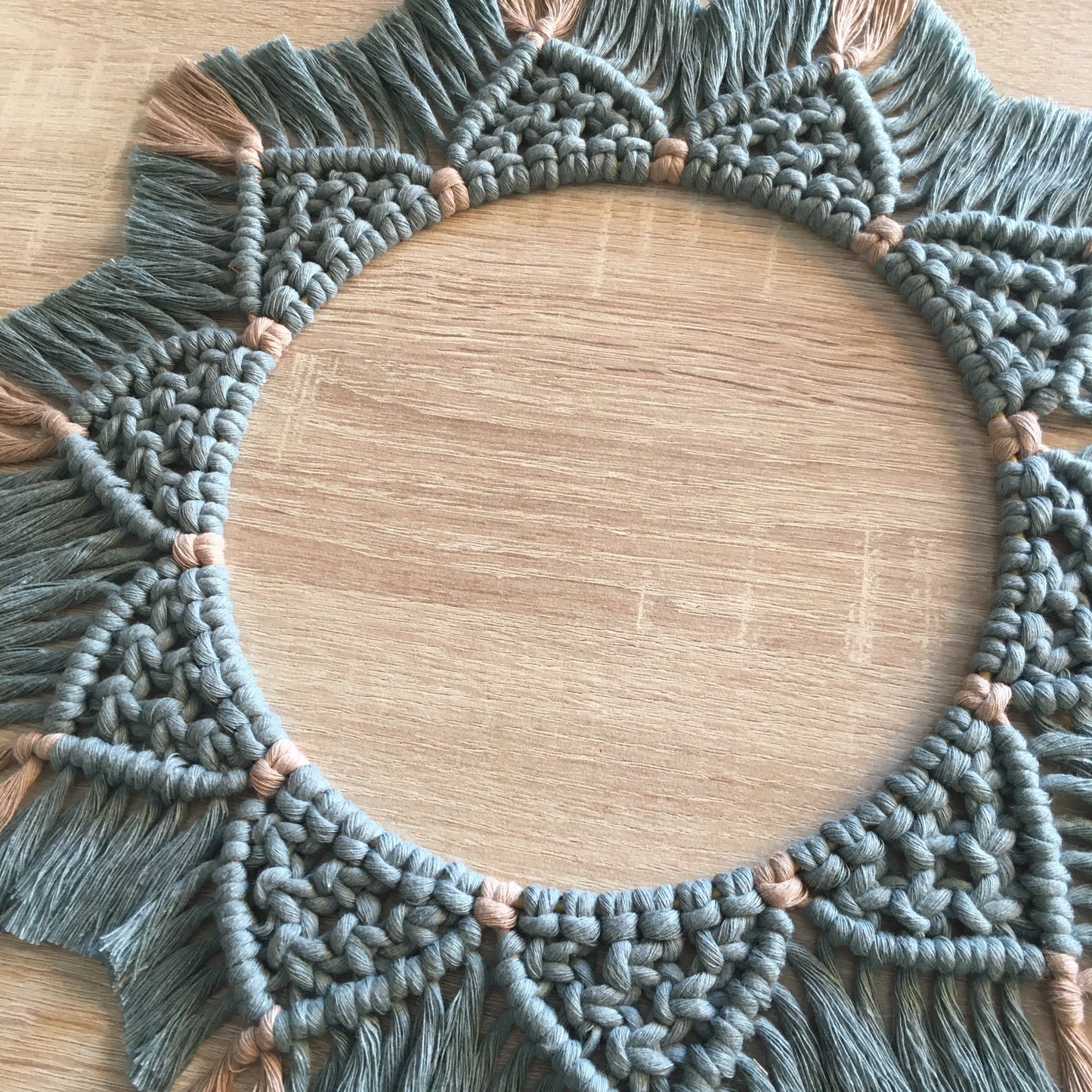 Macramé mirror