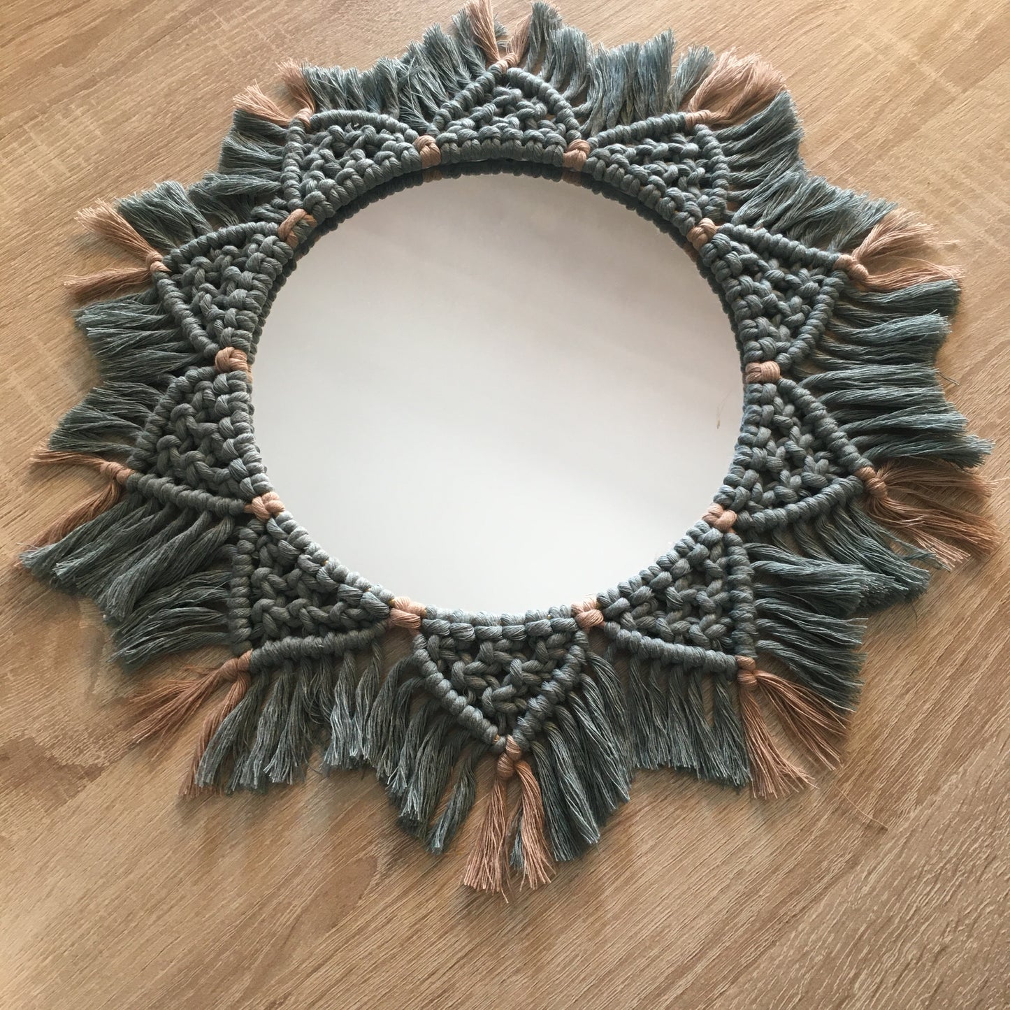 Macramé mirror