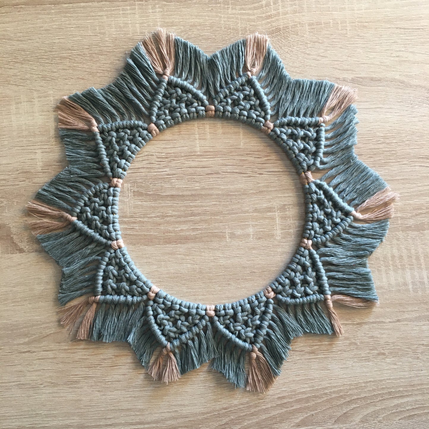 Macramé mirror