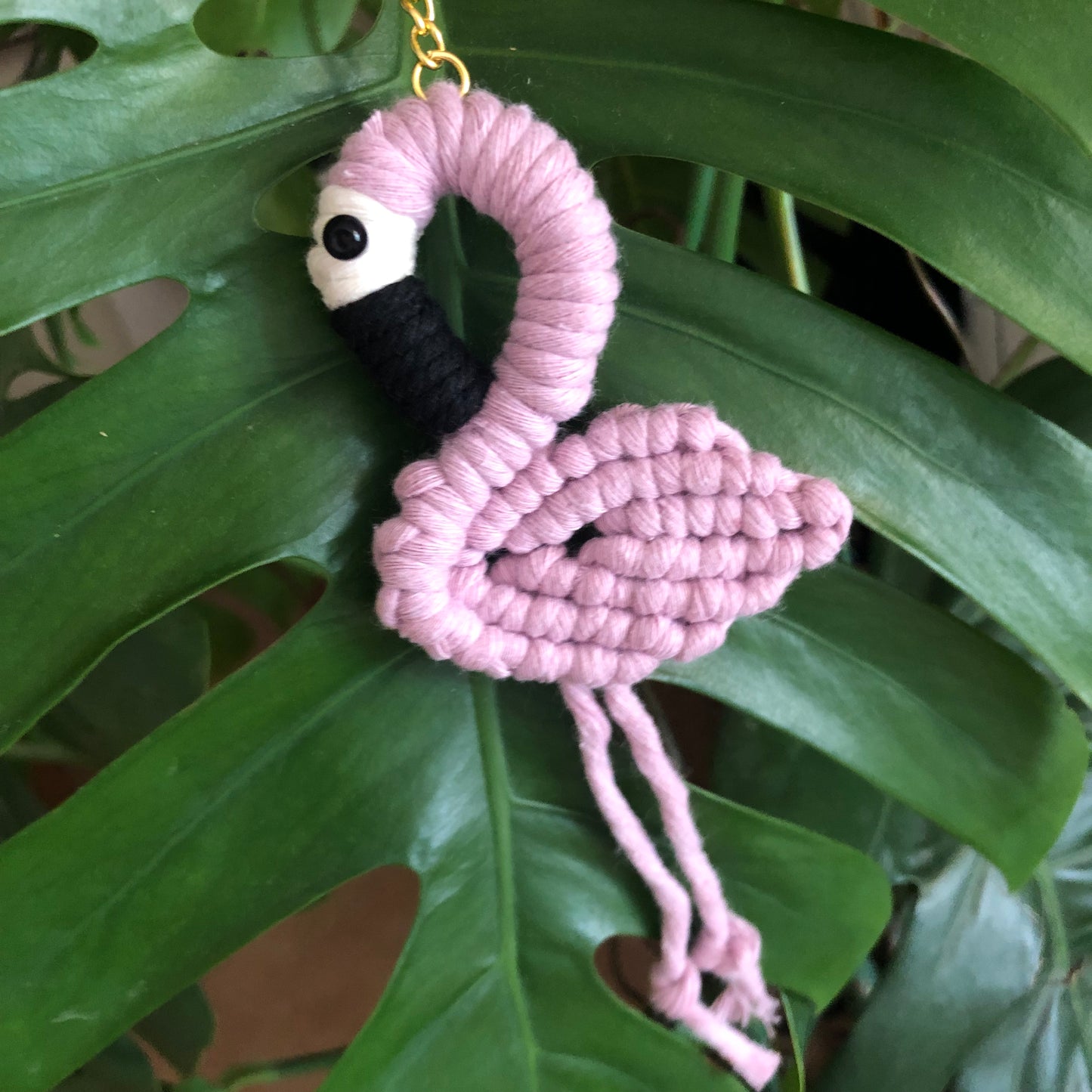 Flamingo key ring