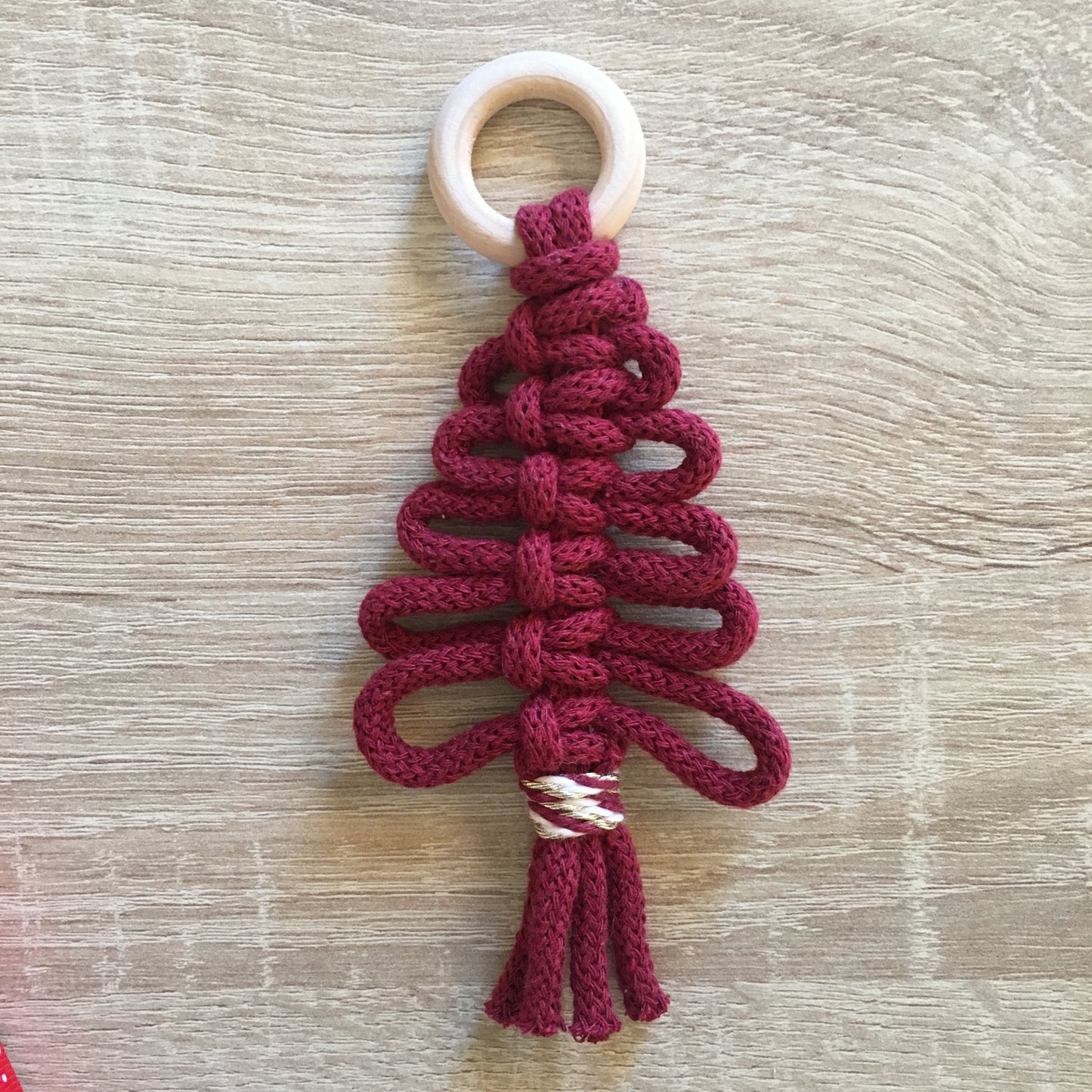 Macramé placeholder/Christmas bauble