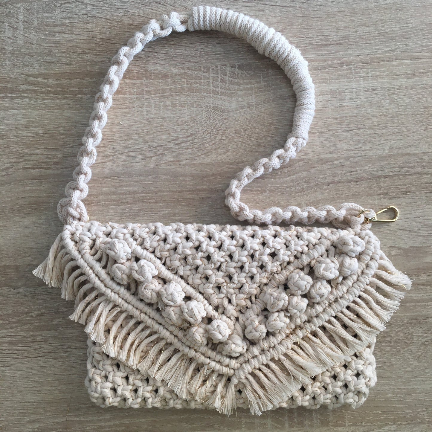 Borsa pochette in Macramè