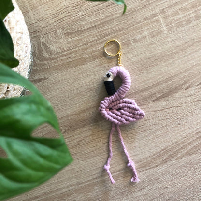 Flamingo key ring