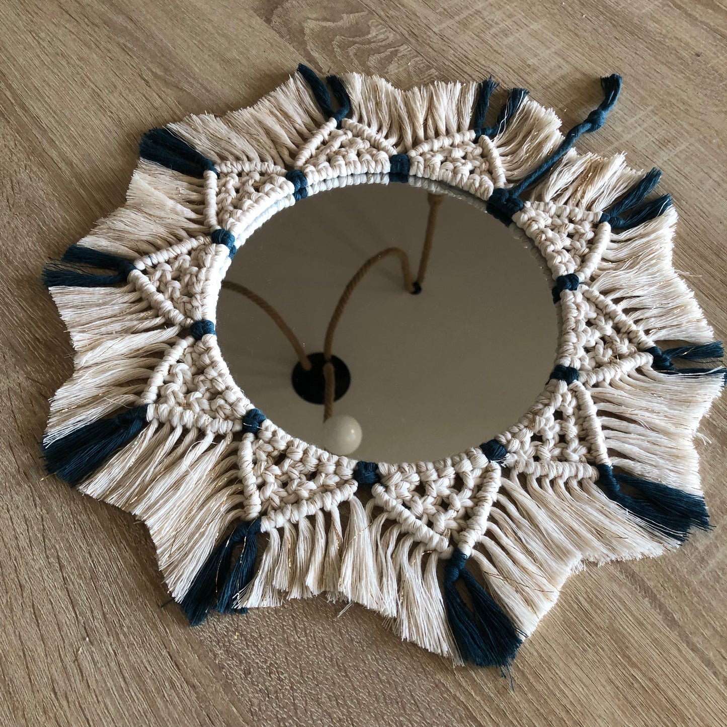 Macramé mirror