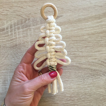 Macramé placeholder/Christmas bauble