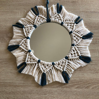 Macramé mirror