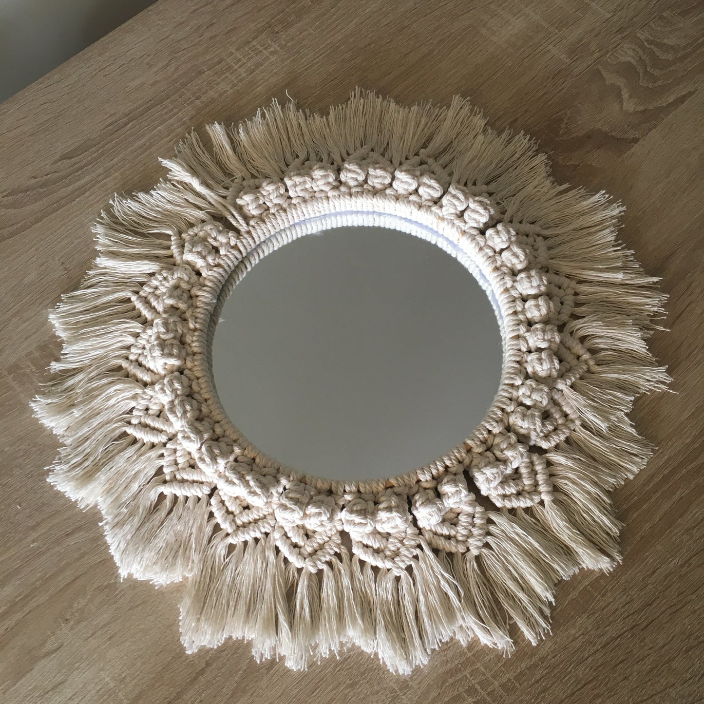 Macramé mirror